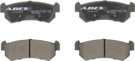 ABE C20006ABE - Тормозные колодки, дисковые, комплект abcparts.ee