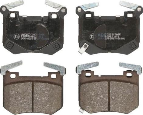 ABE C20317ABE - Тормозные колодки, дисковые, комплект abcparts.ee