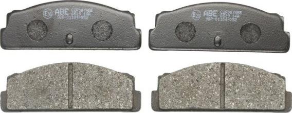 ABE C2F007ABE - Тормозные колодки, дисковые, комплект abcparts.ee