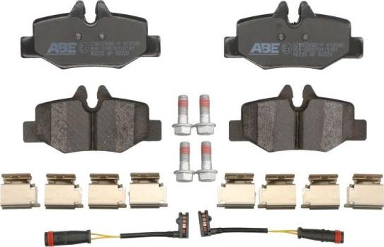 ABE C2M025ABE-P - Тормозные колодки, дисковые, комплект abcparts.ee