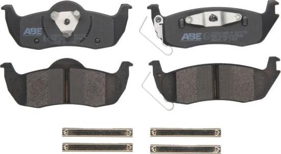 ABE C2Y021ABE-P - Тормозные колодки, дисковые, комплект abcparts.ee