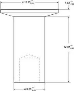 ABEX 93683 - Заклепка, накладки барабанного тормоза abcparts.ee