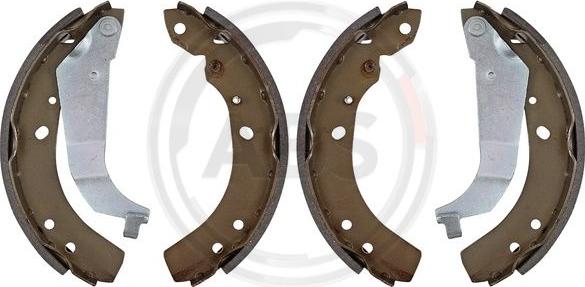 A.B.S. 40657 - Комплект тормозных колодок, барабанные abcparts.ee