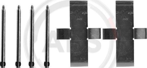 A.B.S. 0945Q - Комплектующие для колодок дискового тормоза abcparts.ee