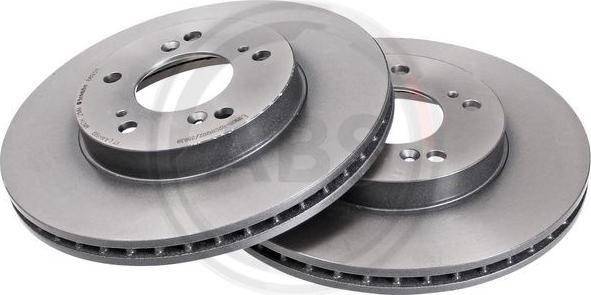 A.B.S. 09.6893.11 - Тормозной диск abcparts.ee