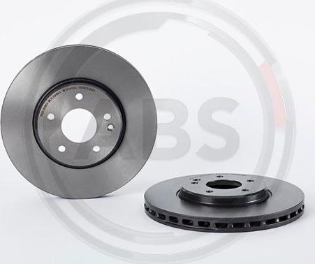 A.B.S. 09.8304.11 - Тормозной диск abcparts.ee