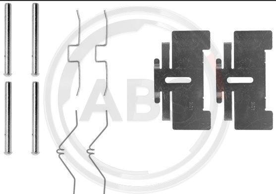 A.B.S. 0974Q - Комплектующие для колодок дискового тормоза abcparts.ee