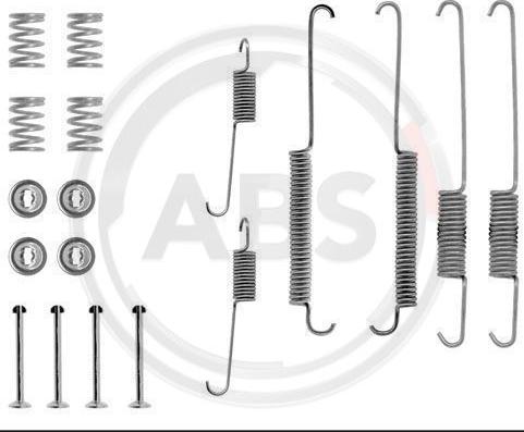A.B.S. 0640Q - Комплектующие, барабанный тормозной механизм abcparts.ee