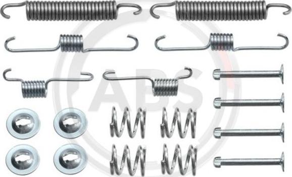A.B.S. 0012Q - Комплектующие, барабанный тормозной механизм abcparts.ee