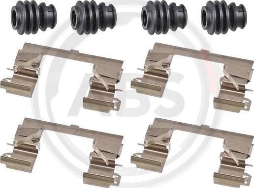 A.B.S. 0112Q - Комплектующие для колодок дискового тормоза abcparts.ee