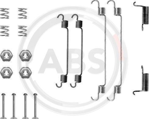 A.B.S. 0737Q - Комплектующие, барабанный тормозной механизм abcparts.ee