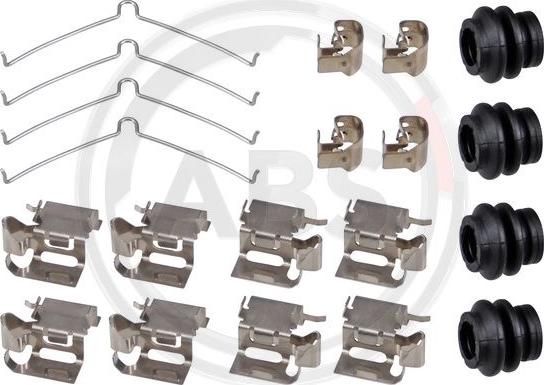 A.B.S. 1901Q - Комплектующие для колодок дискового тормоза abcparts.ee