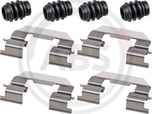 A.B.S. 1938Q - Комплектующие для колодок дискового тормоза abcparts.ee