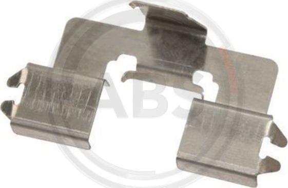 A.B.S. 1666Q - Комплектующие для колодок дискового тормоза abcparts.ee