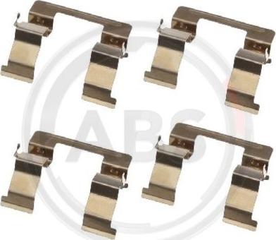 A.B.S. 1605Q - Комплектующие для колодок дискового тормоза abcparts.ee