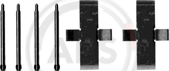 A.B.S. 1003Q - Комплектующие для колодок дискового тормоза abcparts.ee