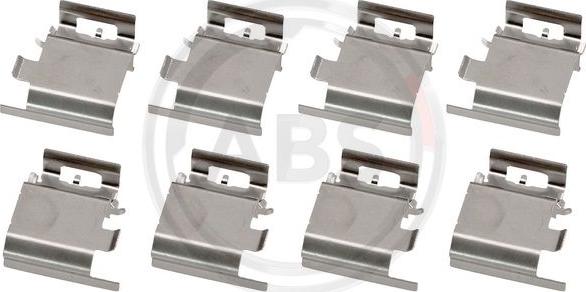 A.B.S. 1890Q - Комплектующие для колодок дискового тормоза abcparts.ee