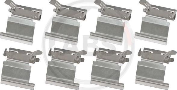 A.B.S. 1897Q - Комплектующие для колодок дискового тормоза abcparts.ee