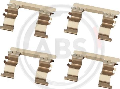 A.B.S. 1869Q - Комплектующие для колодок дискового тормоза abcparts.ee