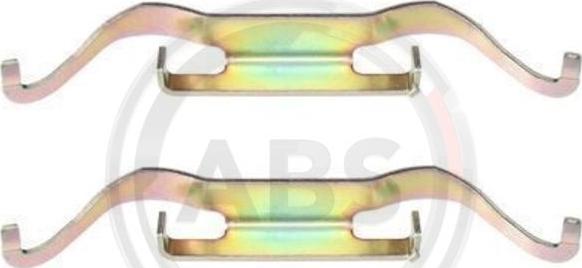 A.B.S. 1288Q - Комплектующие для колодок дискового тормоза abcparts.ee