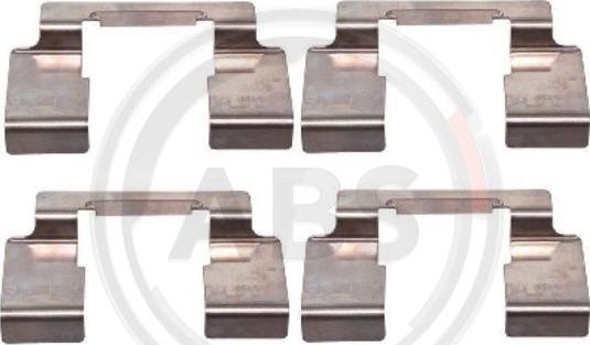 A.B.S. 1235Q - Комплектующие для колодок дискового тормоза abcparts.ee