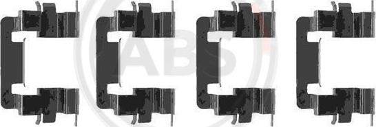A.B.S. 1278Q - Комплектующие для колодок дискового тормоза abcparts.ee