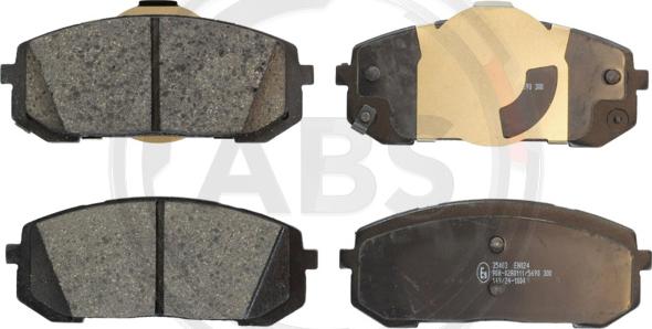 A.B.S. 35403 - Тормозные колодки, дисковые, комплект abcparts.ee