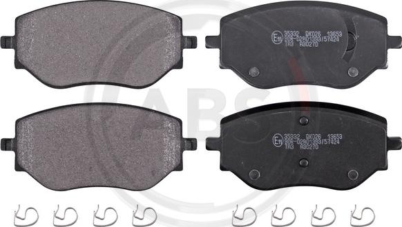 A.B.S. 35332 - Тормозные колодки, дисковые, комплект abcparts.ee