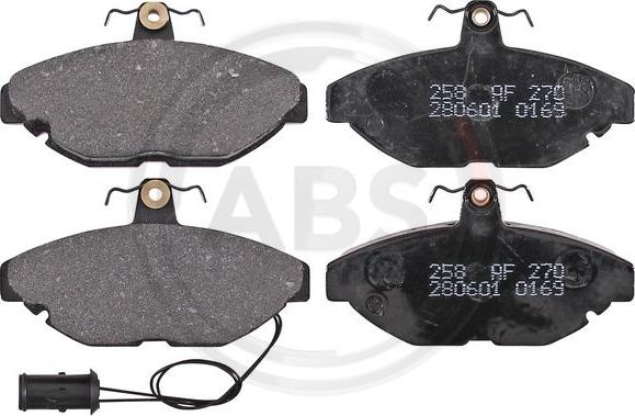 A.B.S. 36513 - Тормозные колодки, дисковые, комплект abcparts.ee