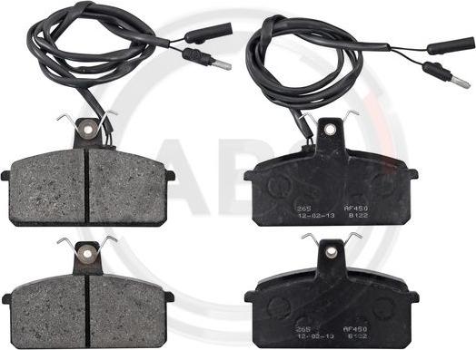 A.B.S. 36146/2 - Тормозные колодки, дисковые, комплект abcparts.ee