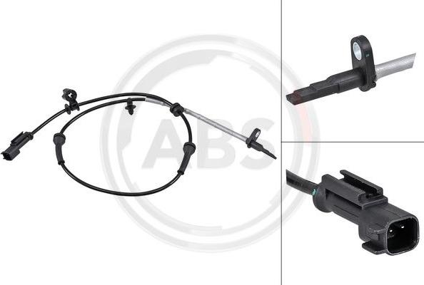 A.B.S. 30105 - ABS датчик, частота вращения колеса abcparts.ee