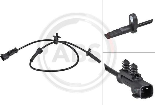 A.B.S. 30182 - ABS датчик, частота вращения колеса abcparts.ee