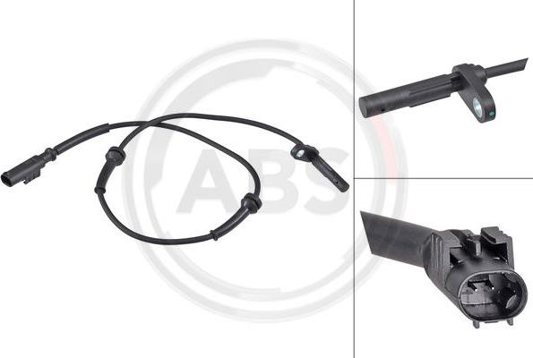 A.B.S. 30805 - ABS датчик, частота вращения колеса abcparts.ee