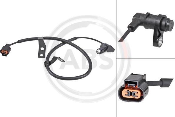 A.B.S. 31974 - ABS датчик, частота вращения колеса abcparts.ee