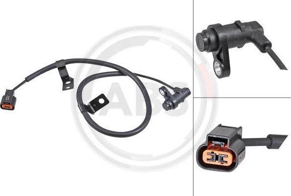 A.B.S. 31975 - ABS датчик, частота вращения колеса abcparts.ee