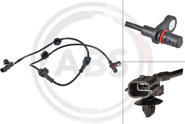 A.B.S. 31581 - ABS датчик, частота вращения колеса abcparts.ee