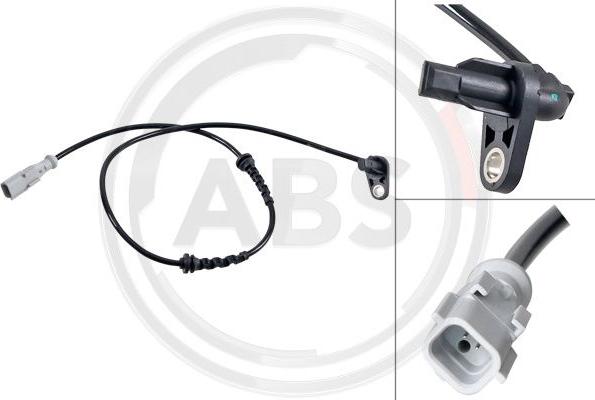 A.B.S. 31651 - ABS датчик, частота вращения колеса abcparts.ee