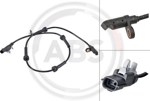 A.B.S. 31633 - ABS датчик, частота вращения колеса abcparts.ee