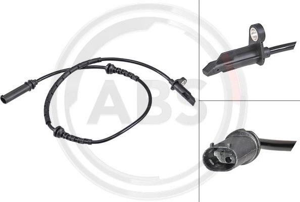 A.B.S. 31056 - ABS датчик, частота вращения колеса abcparts.ee