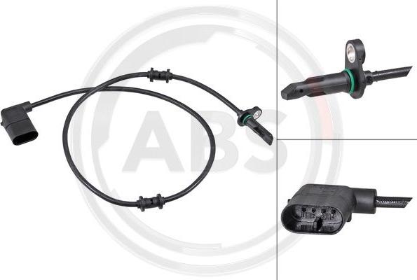 A.B.S. 31855 - ABS датчик, частота вращения колеса abcparts.ee