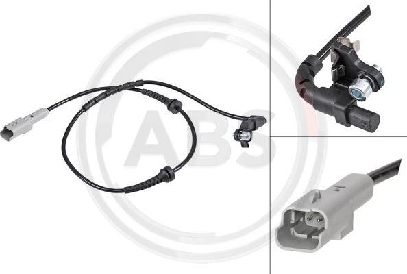 A.B.S. 31868 - ABS датчик, частота вращения колеса abcparts.ee