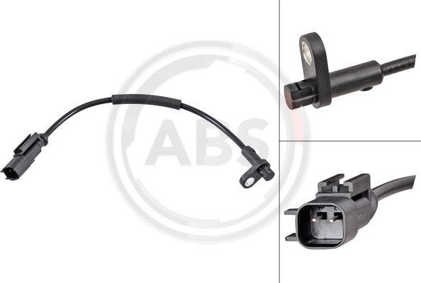 A.B.S. 31807 - ABS датчик, частота вращения колеса abcparts.ee