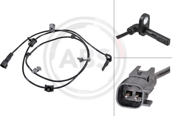 A.B.S. 31716 - ABS датчик, частота вращения колеса abcparts.ee