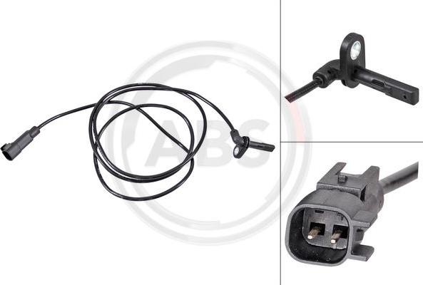 A.B.S. 31720 - ABS датчик, частота вращения колеса abcparts.ee