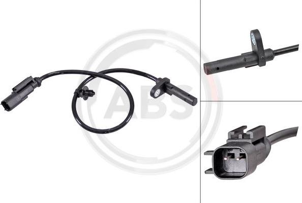 A.B.S. 31723 - ABS датчик, частота вращения колеса abcparts.ee