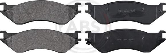 A.B.S. 38702 - Тормозные колодки, дисковые, комплект abcparts.ee