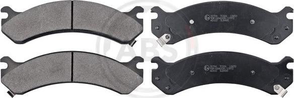 A.B.S. 38784 - Тормозные колодки, дисковые, комплект abcparts.ee