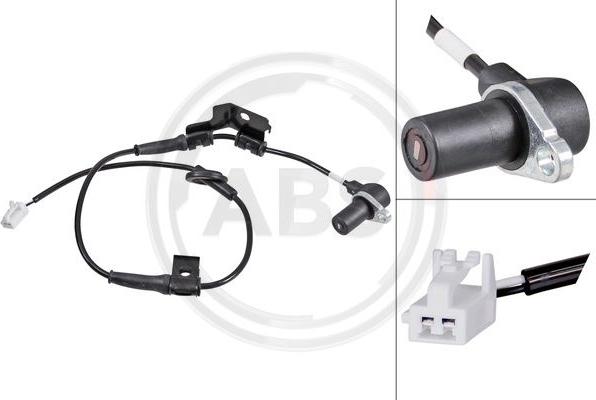 A.B.S. 32019 - ABS датчик, частота вращения колеса abcparts.ee