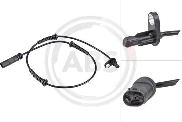 A.B.S. 32023 - ABS датчик, частота вращения колеса abcparts.ee