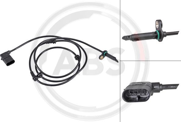 A.B.S. 32158 - ABS датчик, частота вращения колеса abcparts.ee